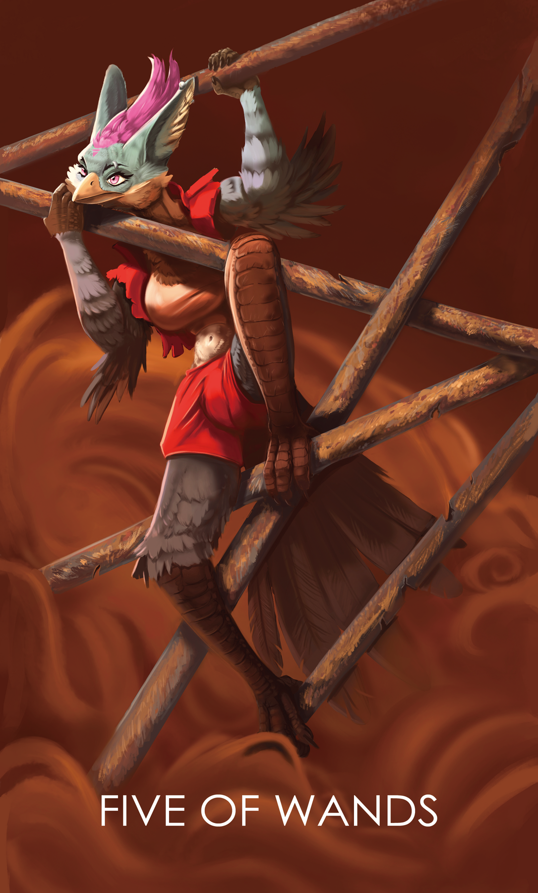 Five of Wands